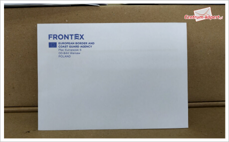 Centrum Kopert project example — printed business envelope