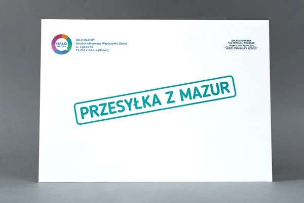 Halo Mazury - Ośrodek Aktywnego Wypoczynku Dzieci Business envelopes - C4