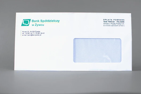 Bank Spółdzielczy w Żywcu Business envelopes - DL