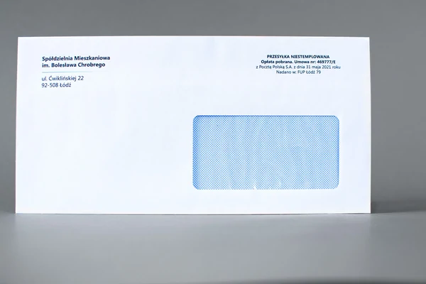 Spółdzielnia Mieszkaniowa im. Bolesława Chrobrego w Łodzi Business envelopes - DL