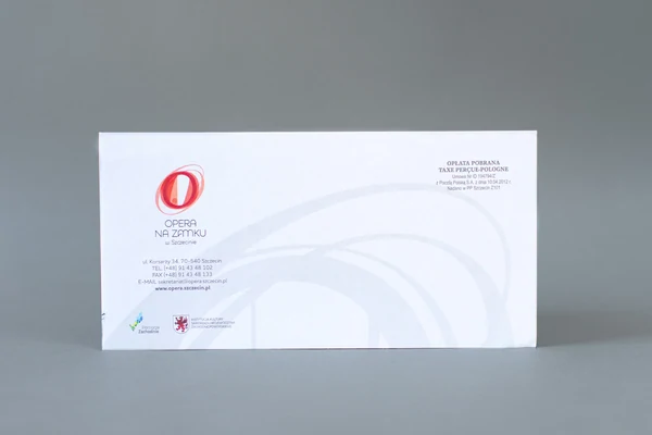 Opera na Zamku w Szczecinie Business envelopes - DL