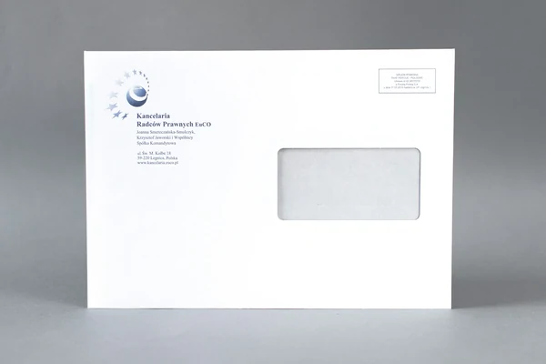 Kancelaria Radcòw Prawnych EuCO i Partnerzy Business envelopes - C5