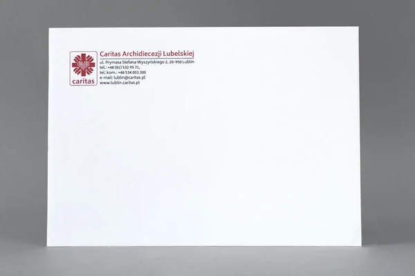 Caritas Archidiecezji Lubelskiej Business envelopes - C5