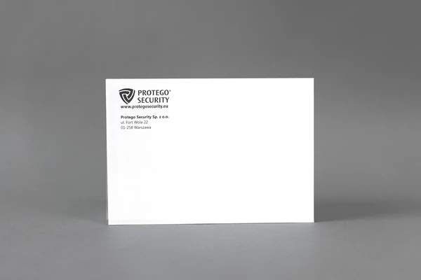 Protego Security sp. z o.o. Business envelopes - C6