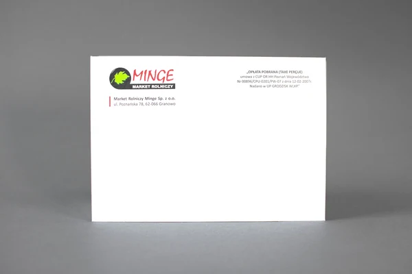 Market Rolniczy Minge sp. z o.o. Business envelopes - C6