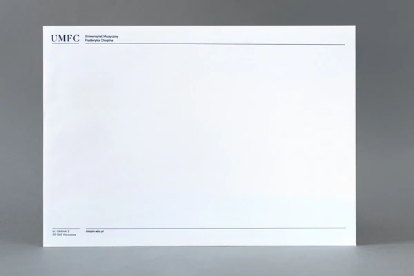 Uniwersytet Muzyczny Fryderyka Chopina Business envelopes - C4