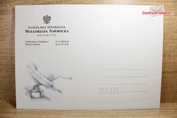 Kancelaria Notarialna - Małgorzata Nawrocka Business envelopes - C5