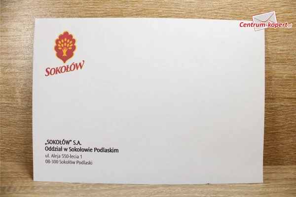 Sokołów S.A. Business envelopes - C6
