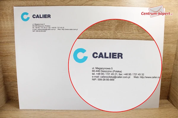 Calier Polska sp. z o.o. Business envelopes - C4