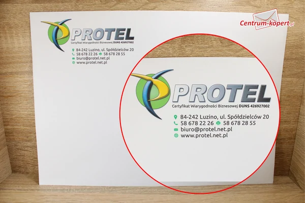 Protel - Elektroenergetyka i Telekomunikacja Business envelopes - C4