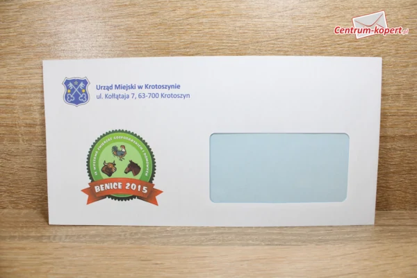 Urząd Miejski w Krotoszynie Business envelopes - DL