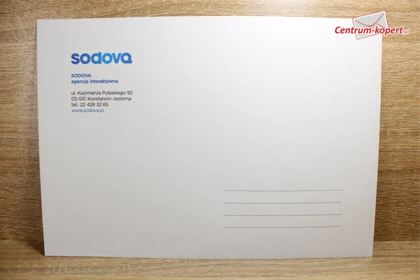 Sodova – Agencja Interaktywna Business envelopes - C5