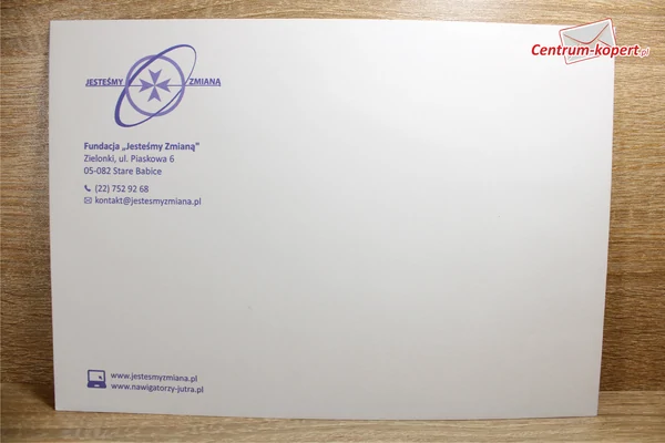 Fundacja - Jesteśmy Zmianą Business envelopes - C5