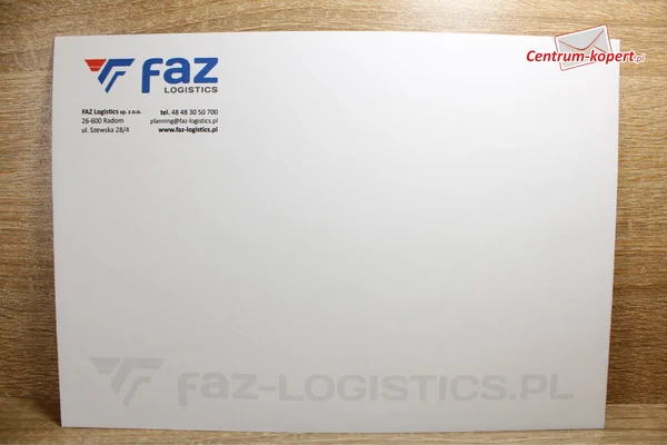 FAZ Logistics sp. z o.o. Business envelopes - C5