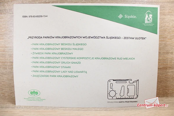 Zespół Parków Krajobrazowych Województwa Śląskiego Eco-friendly envelopes - C5