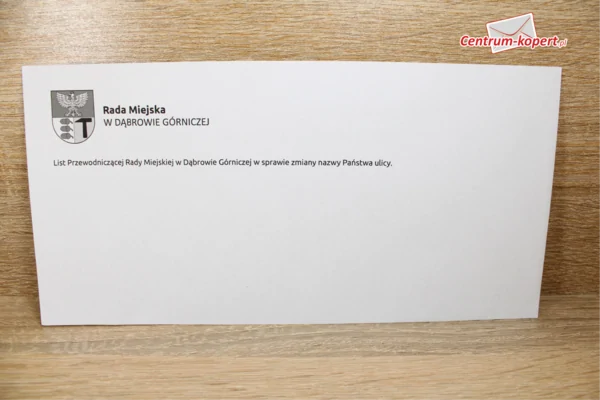 Urząd Miejski w Dąbrowie Górniczej Business envelopes - DL