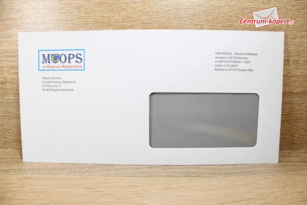 MGOPS w Głogowie Małopolskim Business envelopes - DL