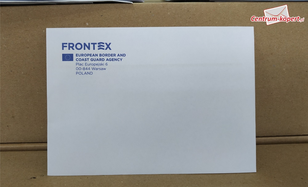 Niezależna agencja Unii Europejskiej - FRONTEX - Koperta C6 SK