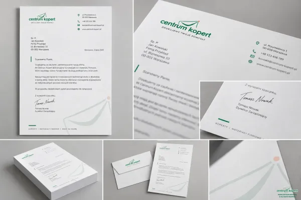Letterhead centrum kopert kolarz zdjęć