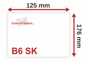 Koperty B6 z nadrukiem