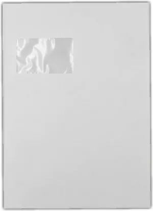 Koperty C4 SK (samoklejące) - okno lewa góra 55x90mm - biała - 90 g/m2