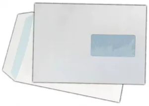 Koperty C5 SK (samoklejące) - okno prawe - biała - 90 g/m2