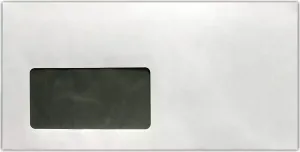 Koperty DL HK - okno lewe 45x90 mm - (z paskiem samoprzylepnym) biała 80 g/m2
