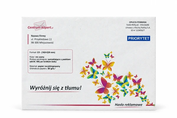 C5 HK REC Firemní obálky - C5