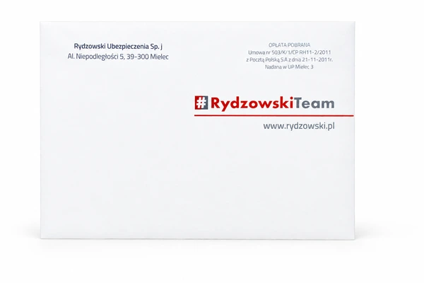 Pojištění RYDZOWSKI | rydzowski.pl Firemní obálky - C5