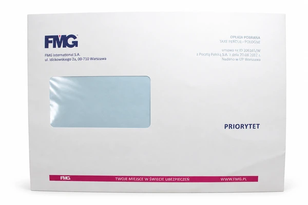 Obálky společnosti FMG International S.A. - C5