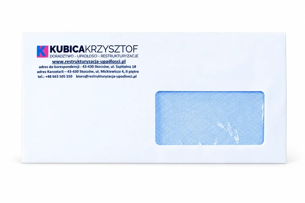 www.restrukturyzacji-upadlosci.pl Firemní obálky - DL