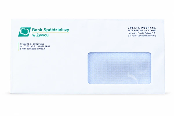 Družstevní banka v obálkách společnosti Żywiec - DL