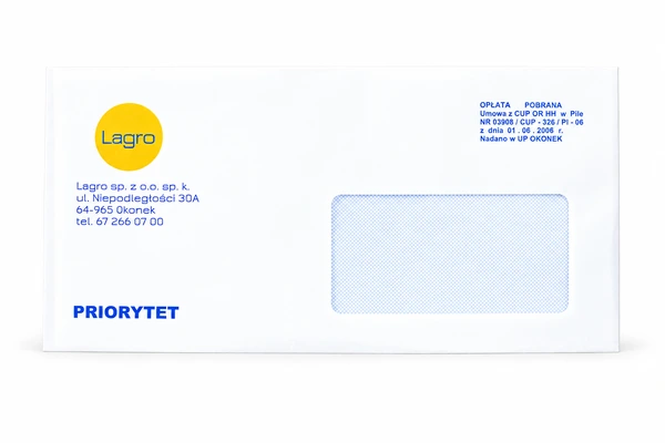 Lagro Sp. z o. Ó. sp.k. Firemní obálky - DL