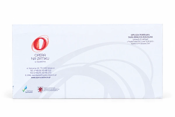 Opera na zámku ve Štětíně Firemní obálky - DL