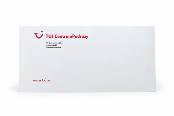 Obálky společnosti TUI Travel Center - DL