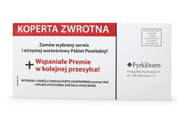 Firemní obálky Fyrklövern - DL