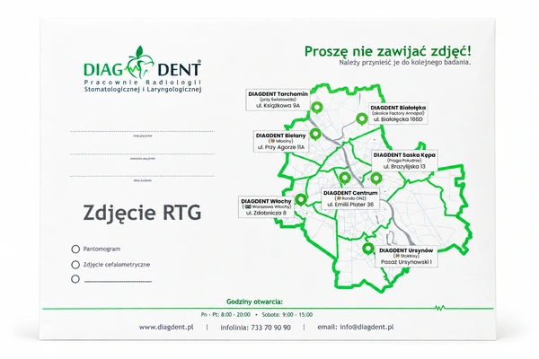 Diagdent - Pracownie Radiologii Stomatologicznej Business envelopes - B4