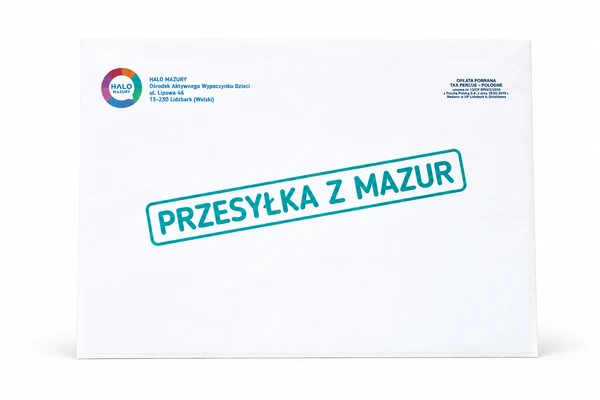 Halo Mazury - Ośrodek Aktywnego Wypoczynku Dzieci Business envelopes - C4