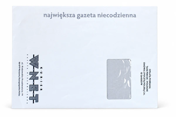 Kurier WNET – obálky společnosti Gazeta Niecodzienna – C4