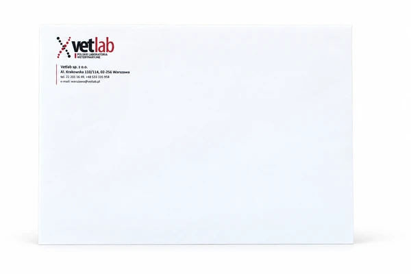 Vetlab sp. z o. Ó. Firemní obálky - C4