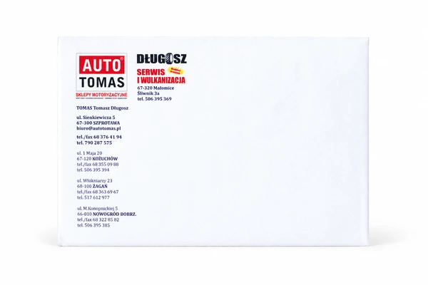 Autodíly Obálky Auto Tomas Company - C6
