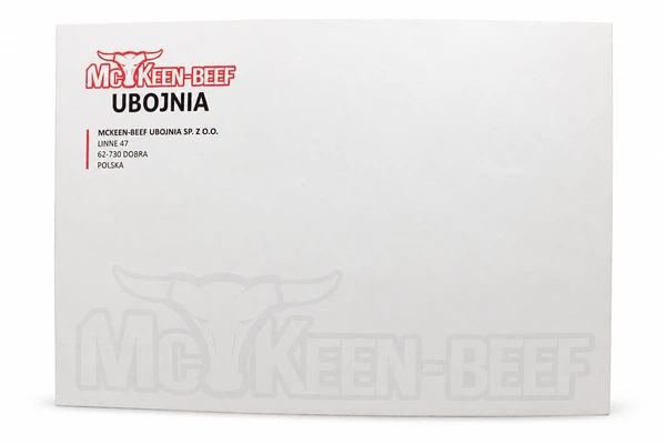 McKeen-Beef Ubojnia sp. z o.o. Firemní obálky - B5