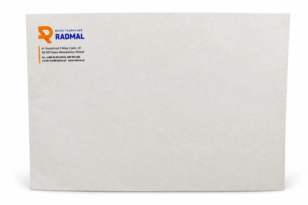 Ekologické obálky překladatelské agentury RADMAL - C4